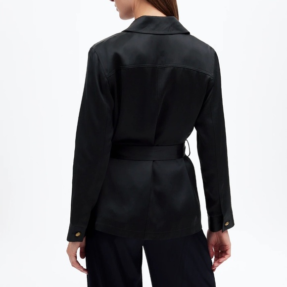 Madewell Double-Faced Satin Safari Jacket Size XXS - Picture 6 of 13